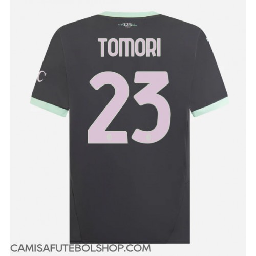 Camisa de time de futebol AC Milan Fikayo Tomori #23 Replicas 3º Equipamento 2024-25 Manga Curta